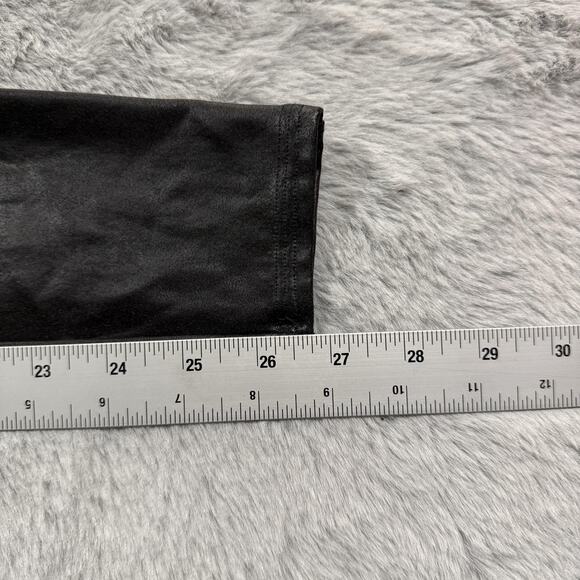 Spanx Leggings Womens Medium Faux Leather High Rise Slimming Shapewear Pants - Picture 8 of 9